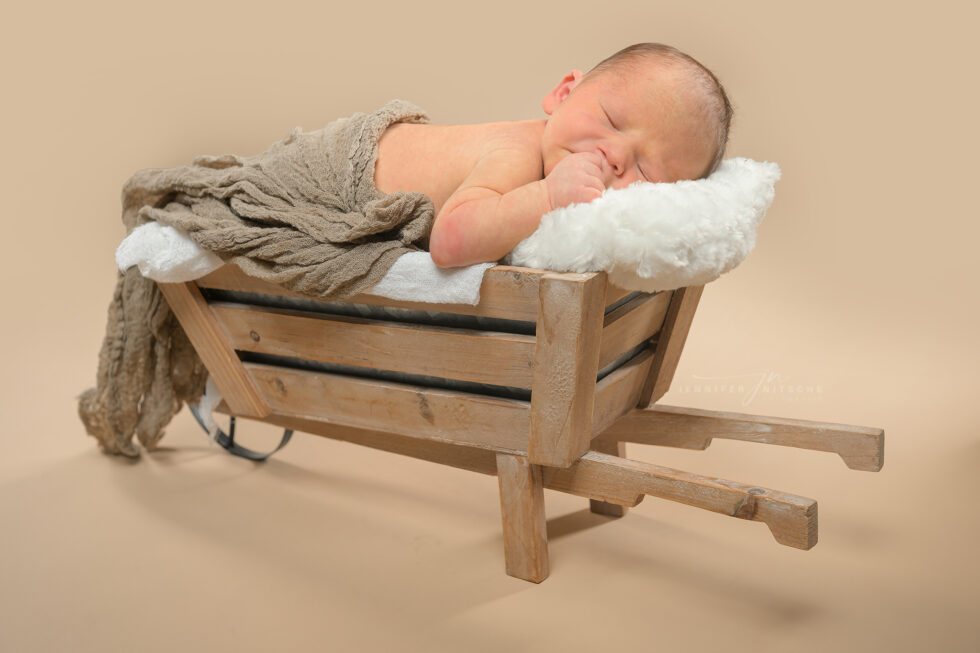 Studiofotografie Neugeborenes